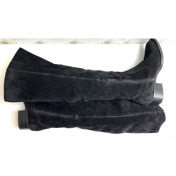 Born black suede over the knee boots - Picture 5 of 10